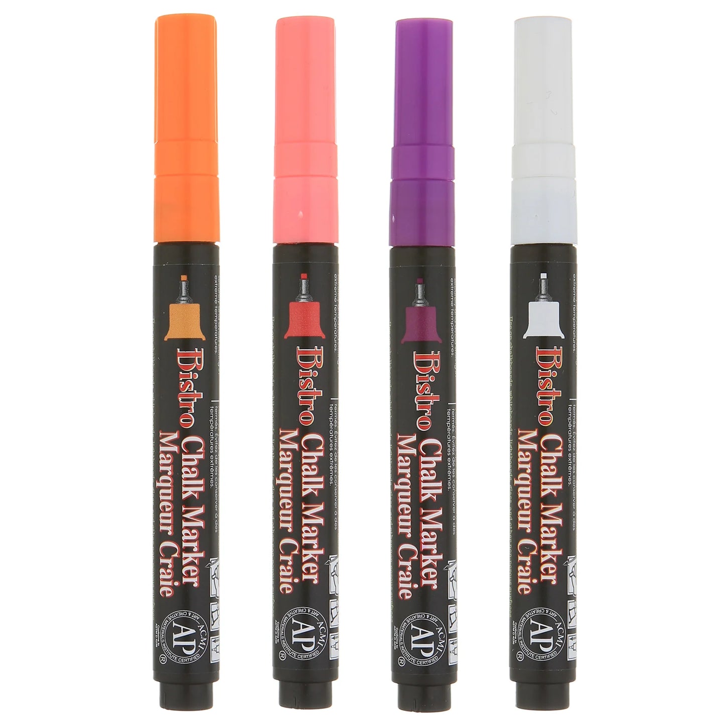 BISTRO CHALK MARKER EXTRA FINE POINT SET 4H