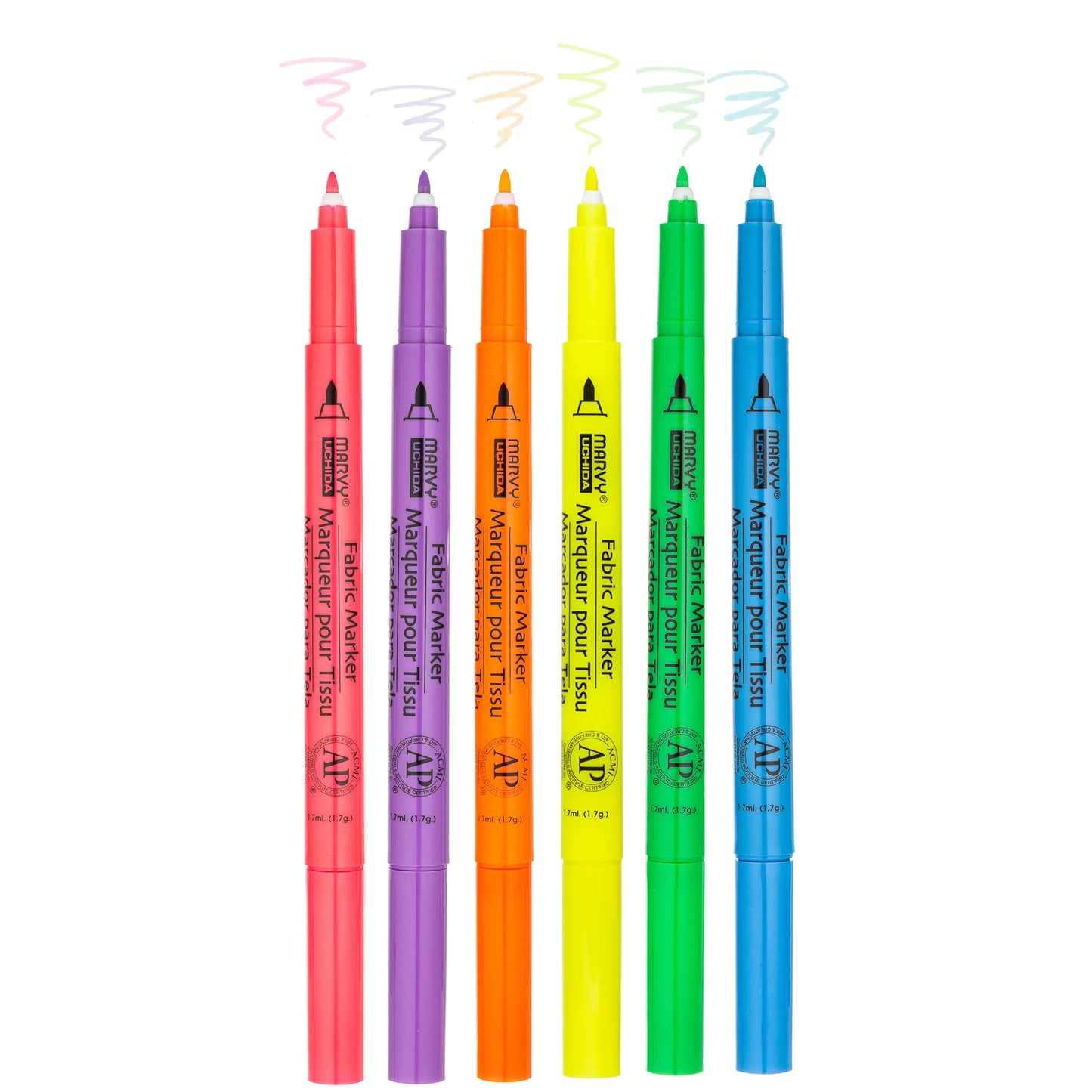 FABRIC MARKER FINE FLUORESCENT