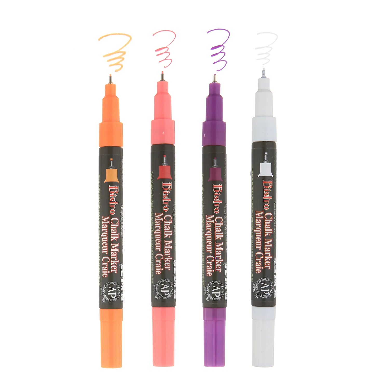 BISTRO CHALK MARKER EXTRA FINE POINT SET 4H