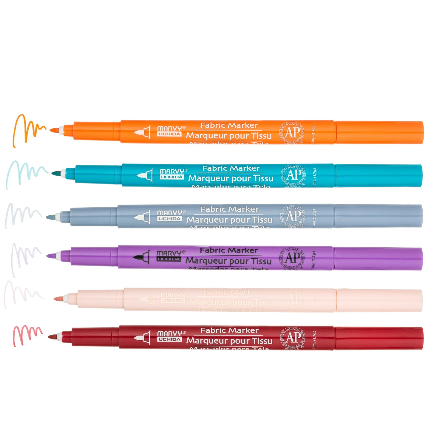 FABRIC MARKER FINE TIP - SET B