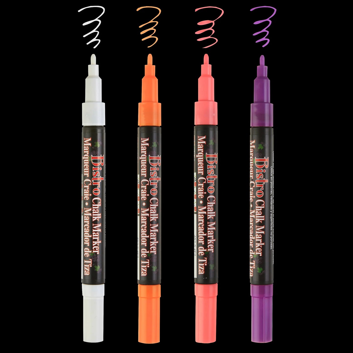 BISTRO CHALK MARKER FINE POINT SET 4H