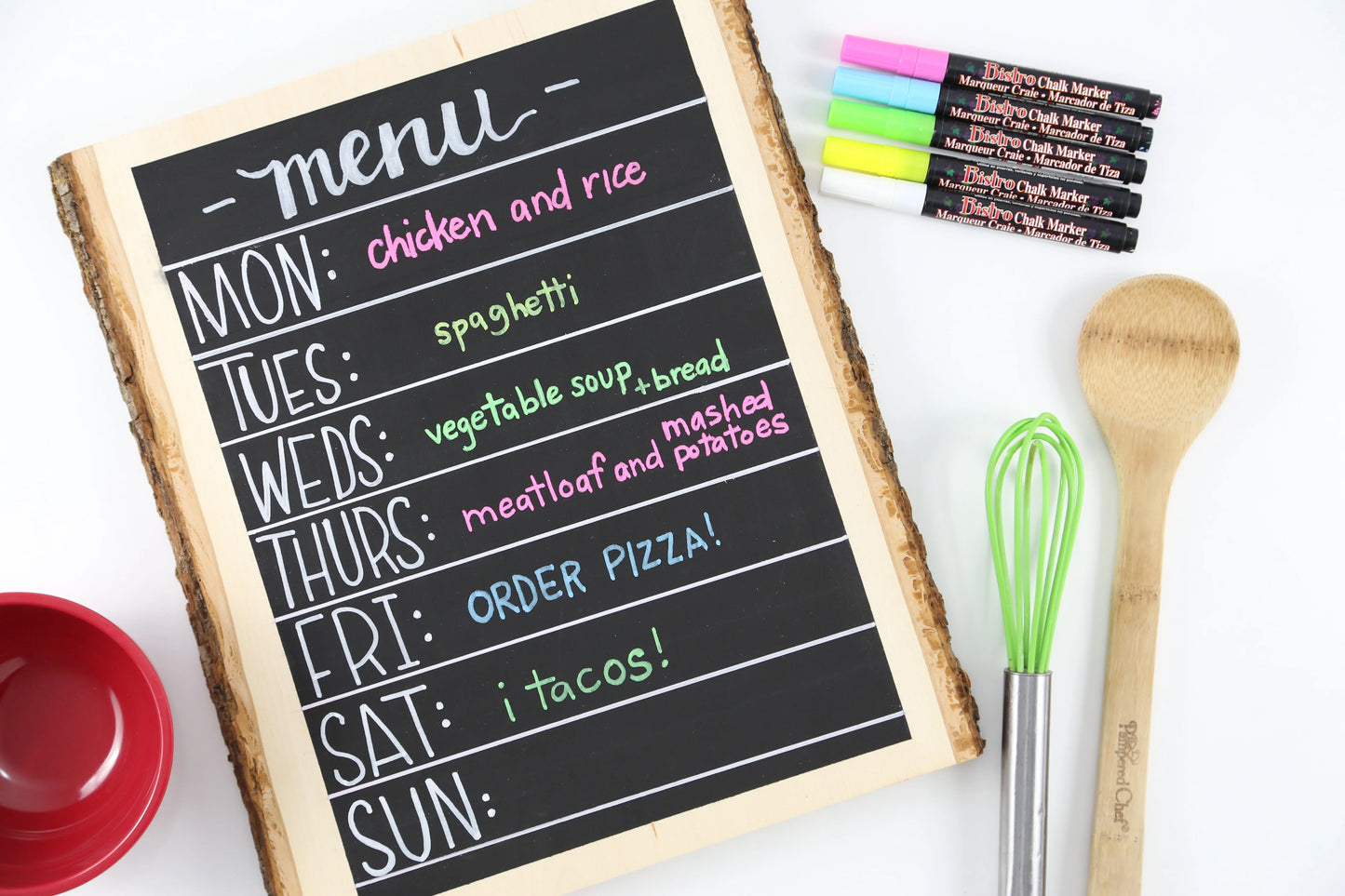 BISTRO CHALK MARKER FINE POINT SET 4A
