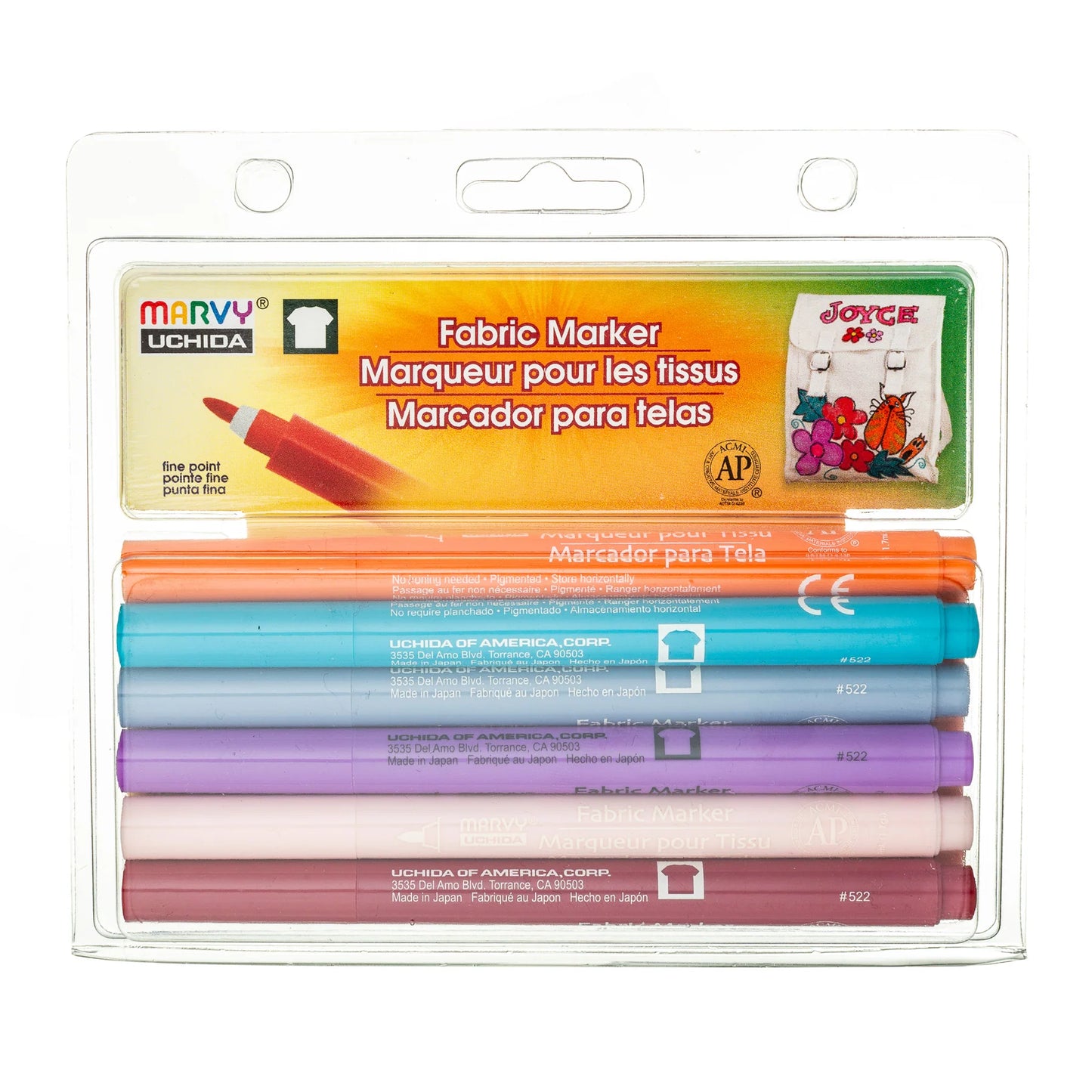 FABRIC MARKER FINE TIP - SET B