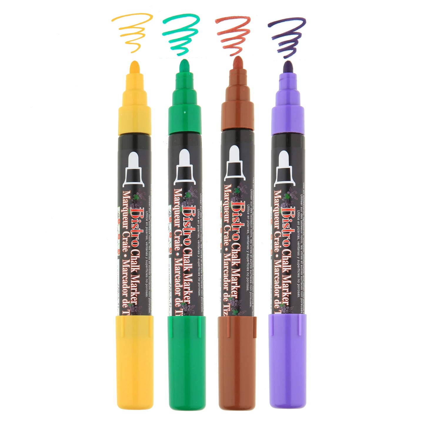 BISTRO CHALK MARKER BROAD TIP SET 4D