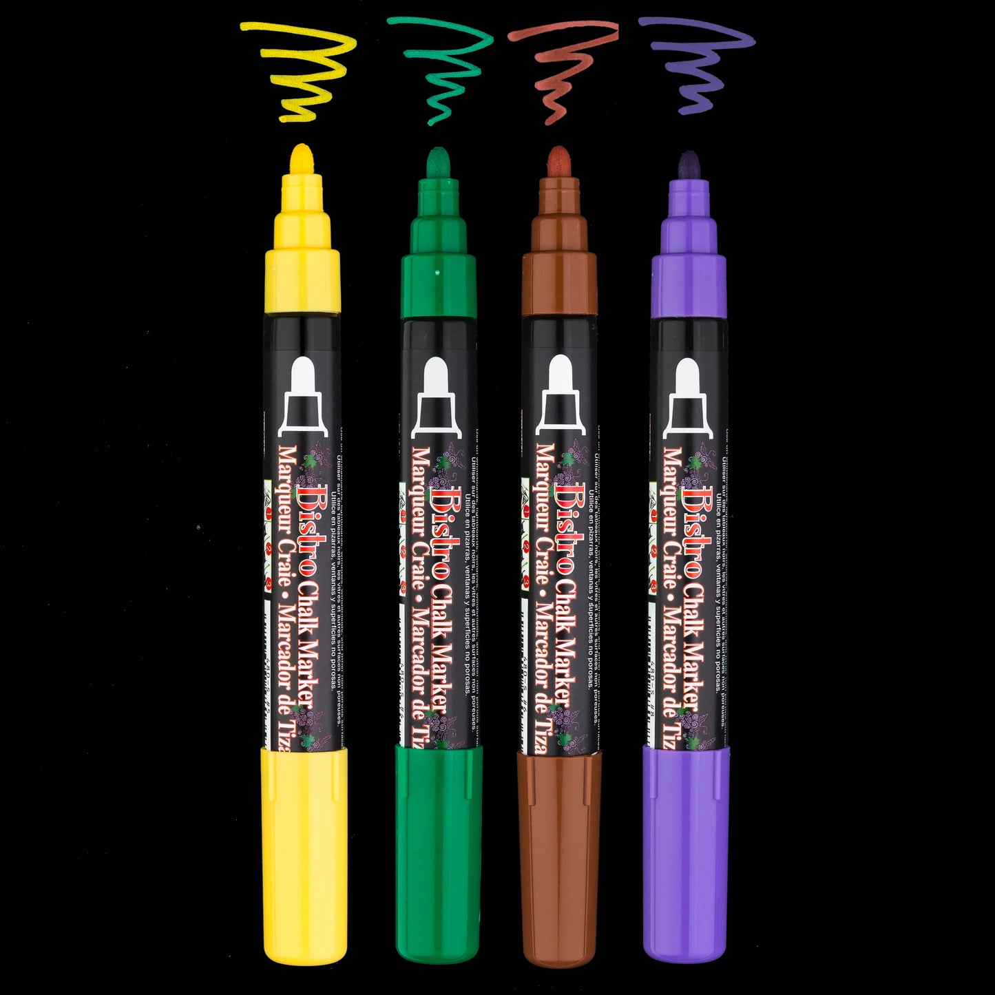 BISTRO CHALK MARKER BROAD TIP SET 4D