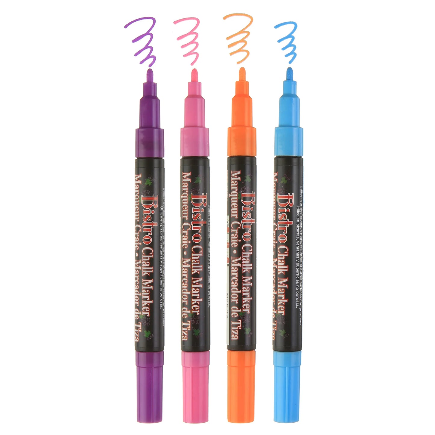 BISTRO CHALK MARKER FINE POINT SET 4B