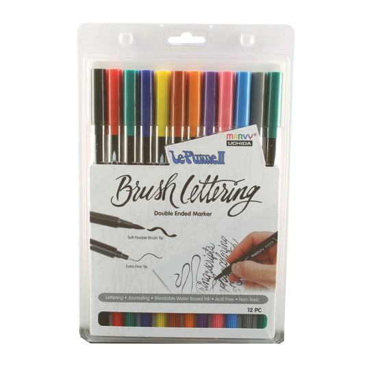 BRUSH LETTERING LE PLUME II PRIMARY SET