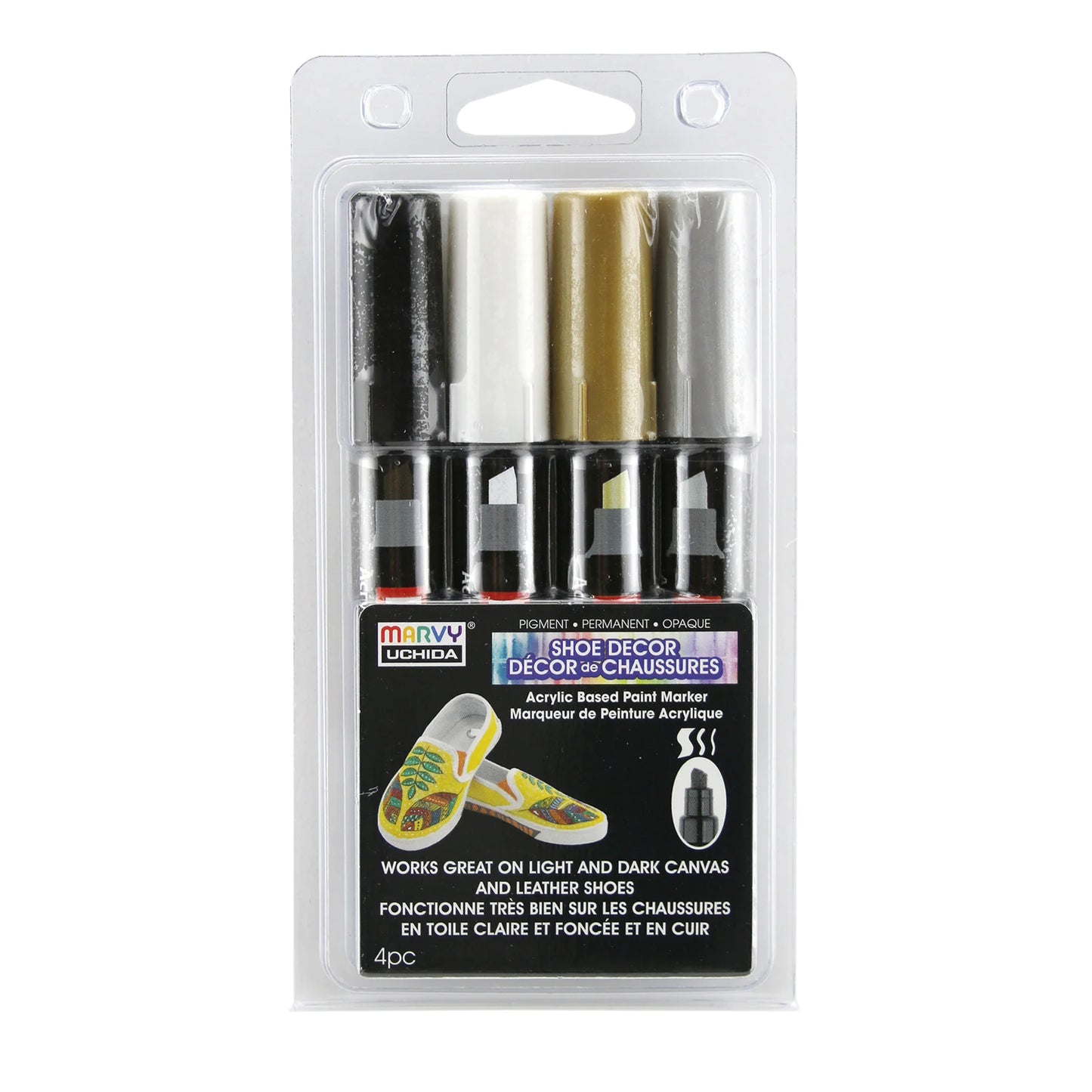 SHOE DECOR DECOCOLOR ACRYLIC CLASSIC SET