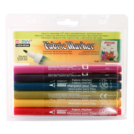 FABRIC MARKER FINE TIP - SET D
