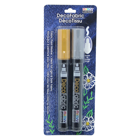 DECOFABRIC 2 PC METALLIC SET